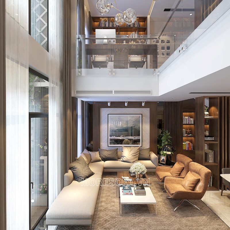 Bộ bàn ghế sofa góc phòng khách